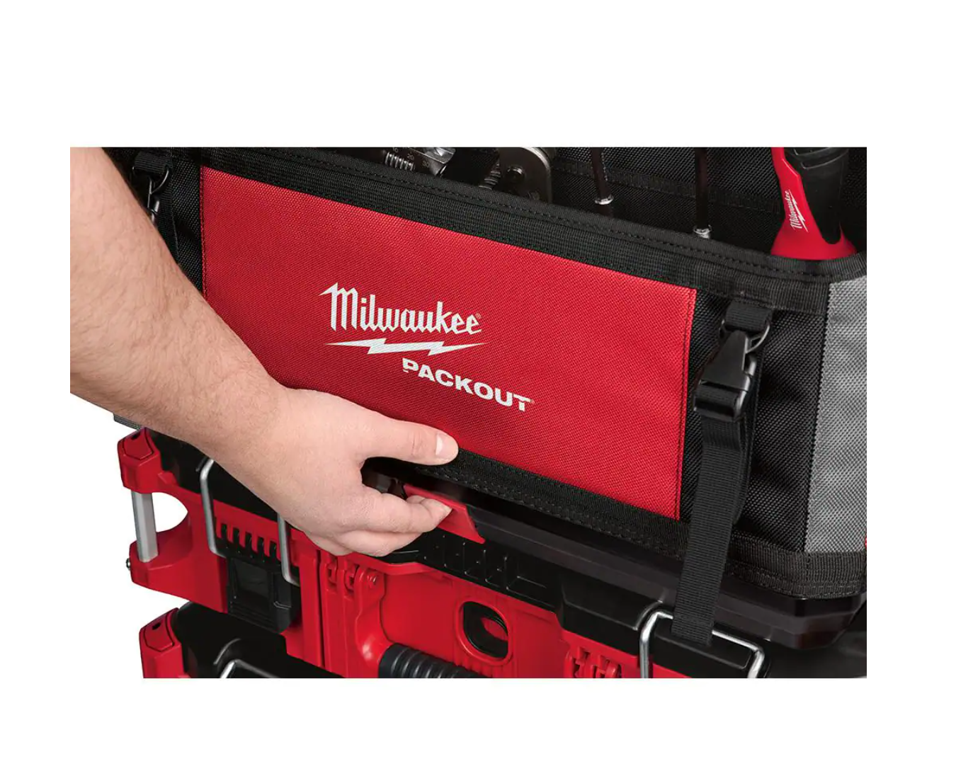 Milwaukee 48-22-8320-48-22-4533 20 in. PACKOUT Tote with Aviation Snips (3-Pack)