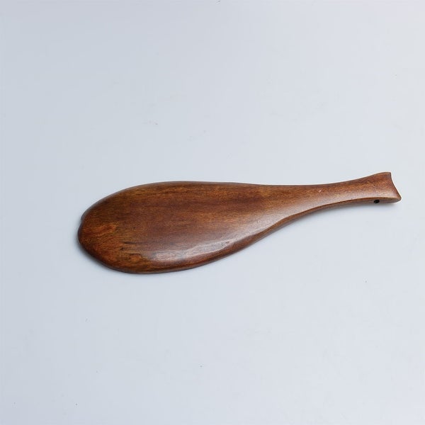 Wooden Rice Spoon Nonstick Heat-resistant Spatula Tableware Paddle - Wood Color - 7.5