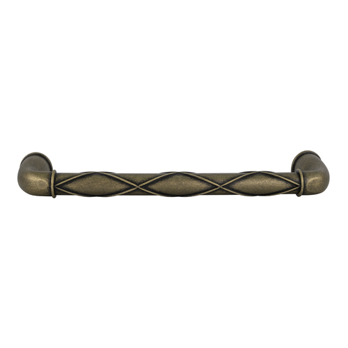 Amerock BP55424DBS Lattice Cabinet Appliance Pull For Kitchen And Bathroom Hardware 8 Center to Center Distressed Brass