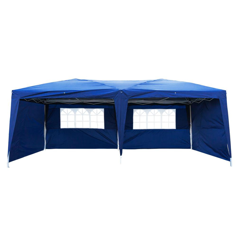 UBesGoo 10x20' Pop Up Canopy Party Tent Outdoor Folding Patio Shade Blue