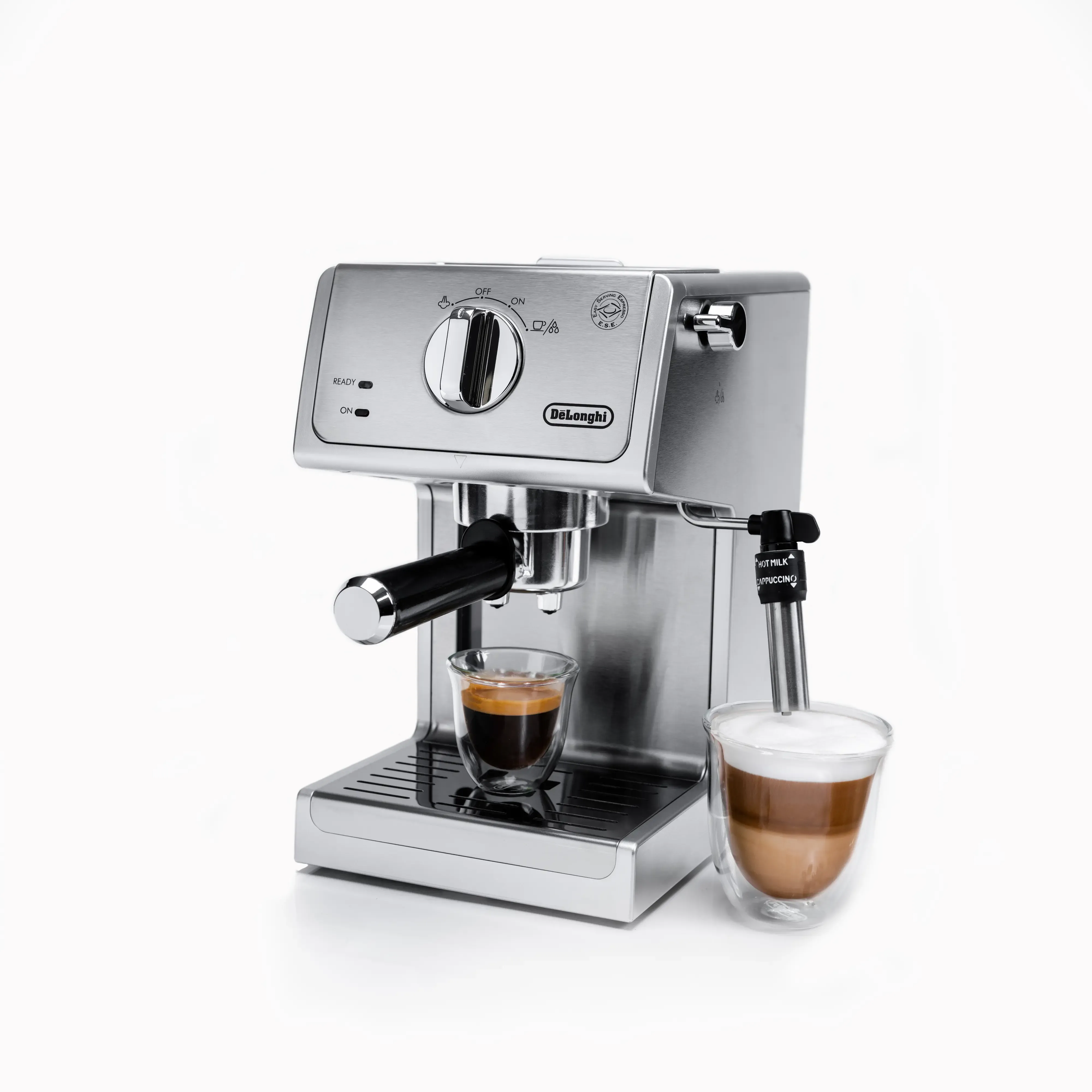 De'Longhi Manual Espresso Machine - Stainless Steel