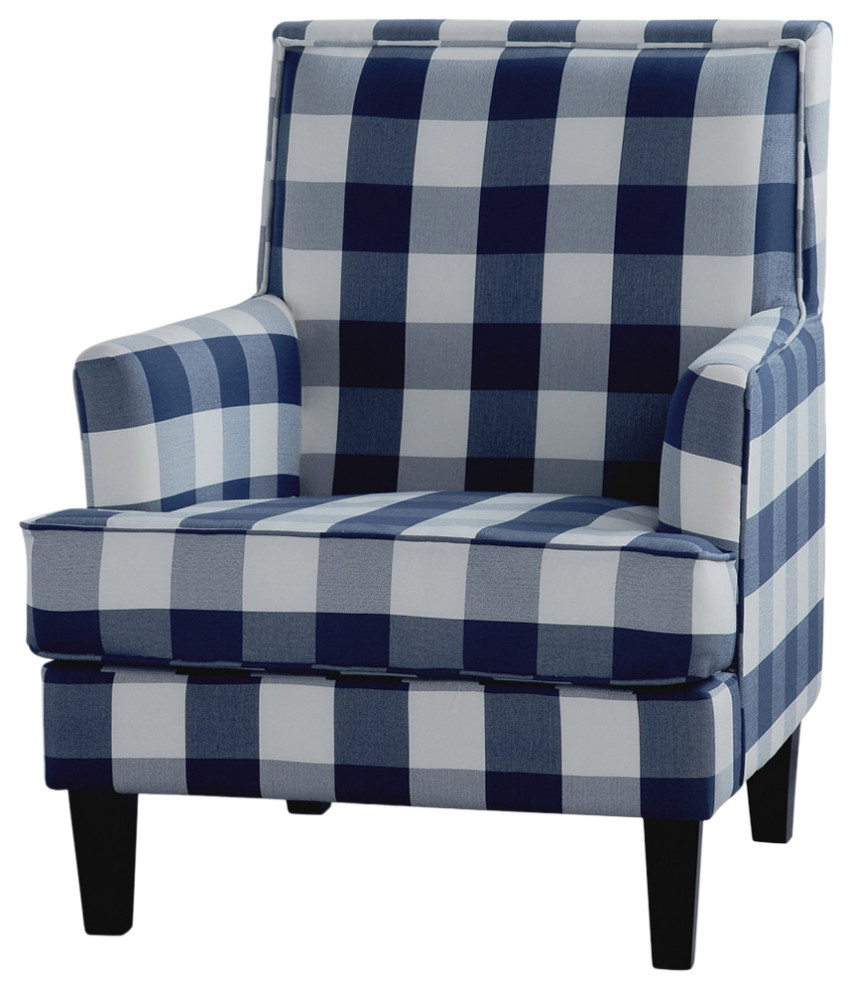 Upholstered Armchair For Living Room/Bedroom   Farmhouse   Armchairs And Accent Chairs   by Karat Home  Houzz