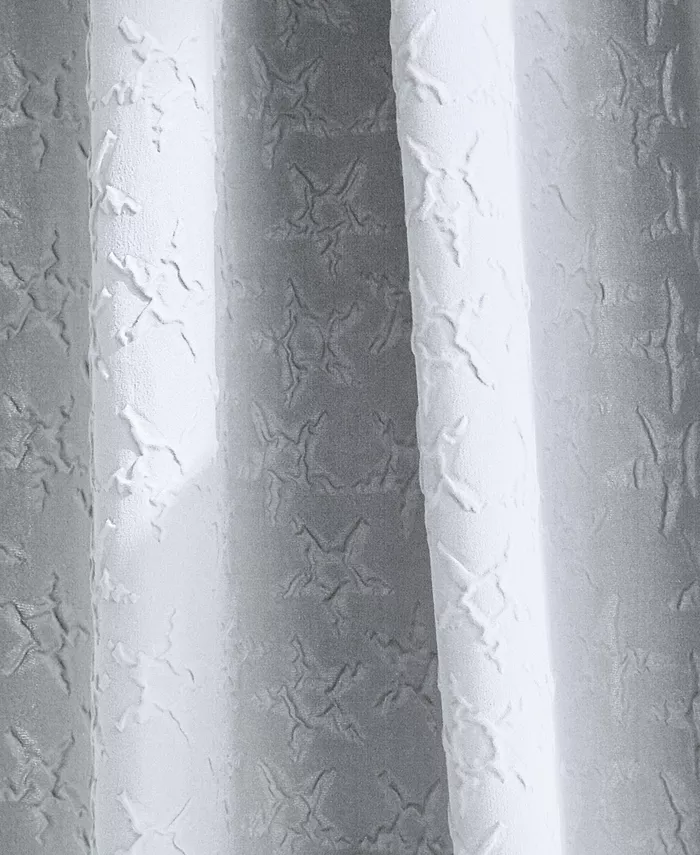 Peri Home Stars Micro Sculpt Pole Top 2-Piece Curtain Panel Set  38 x 96