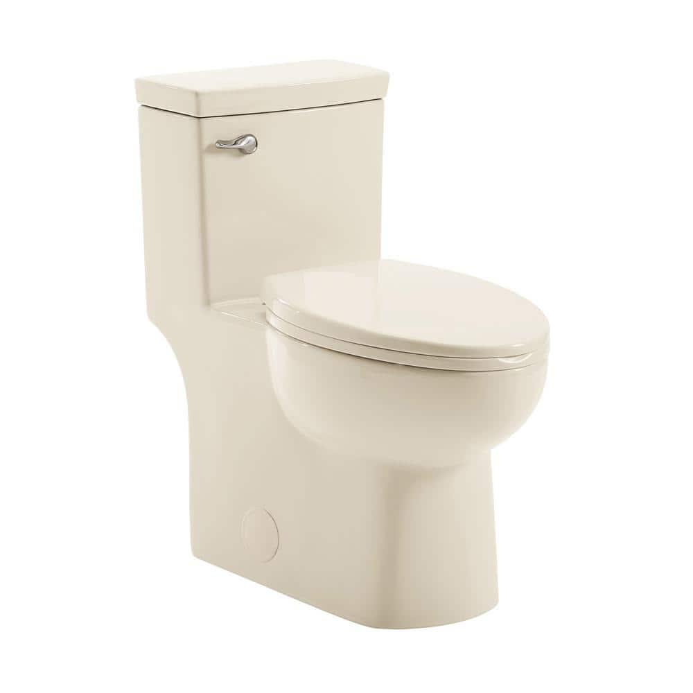 Swiss Madison Classe 1Piece 128 GPF Single Flush Elongated Toilet with Front Flush Handle in Bisque Seat Included