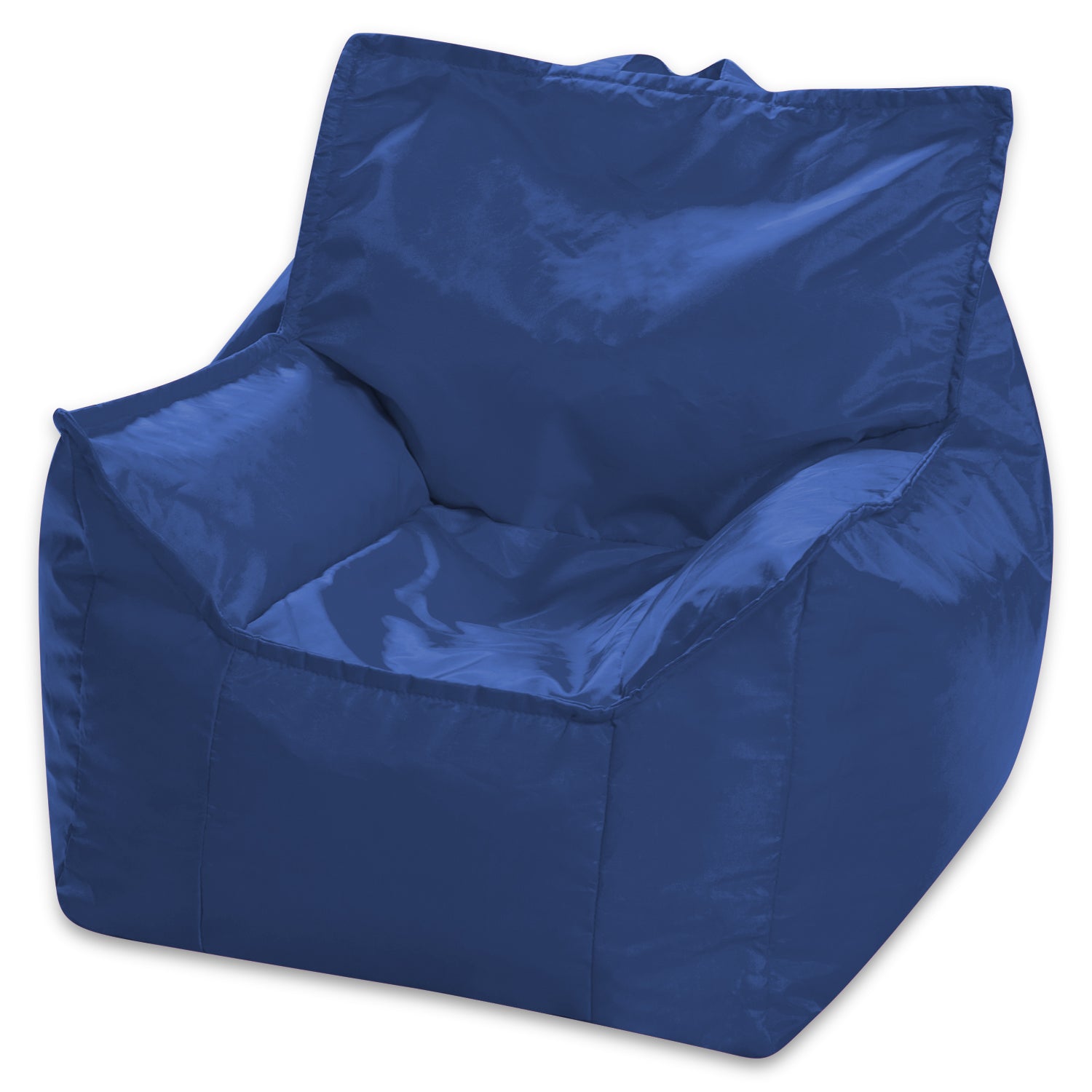 Posh Creations Newport Bean Bag Chair, Kids, 2.1 ft, Navy