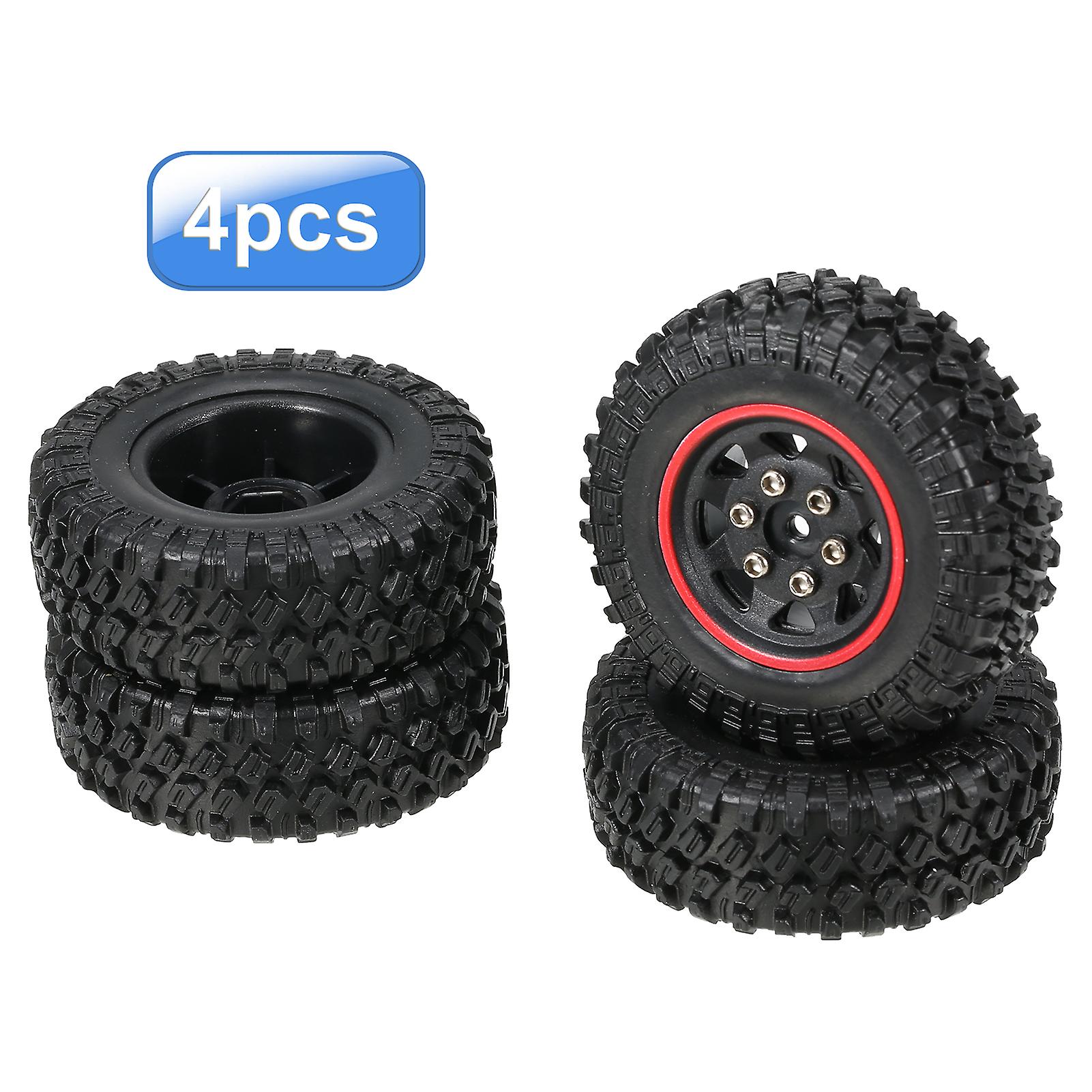 Austar 4pcs Rc Tires 48*18mm Rubber Tire For 1/24 Rc Buggy Off-road Car Compatible With Axial Scx24 Axial 90081 Axi00001 Axi00002 Upgrade Parts No.214