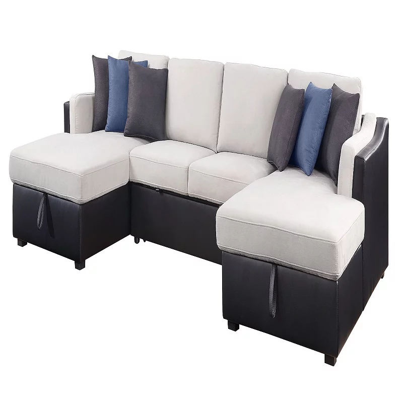 F.c Design Sectional Sofa With Sleeper