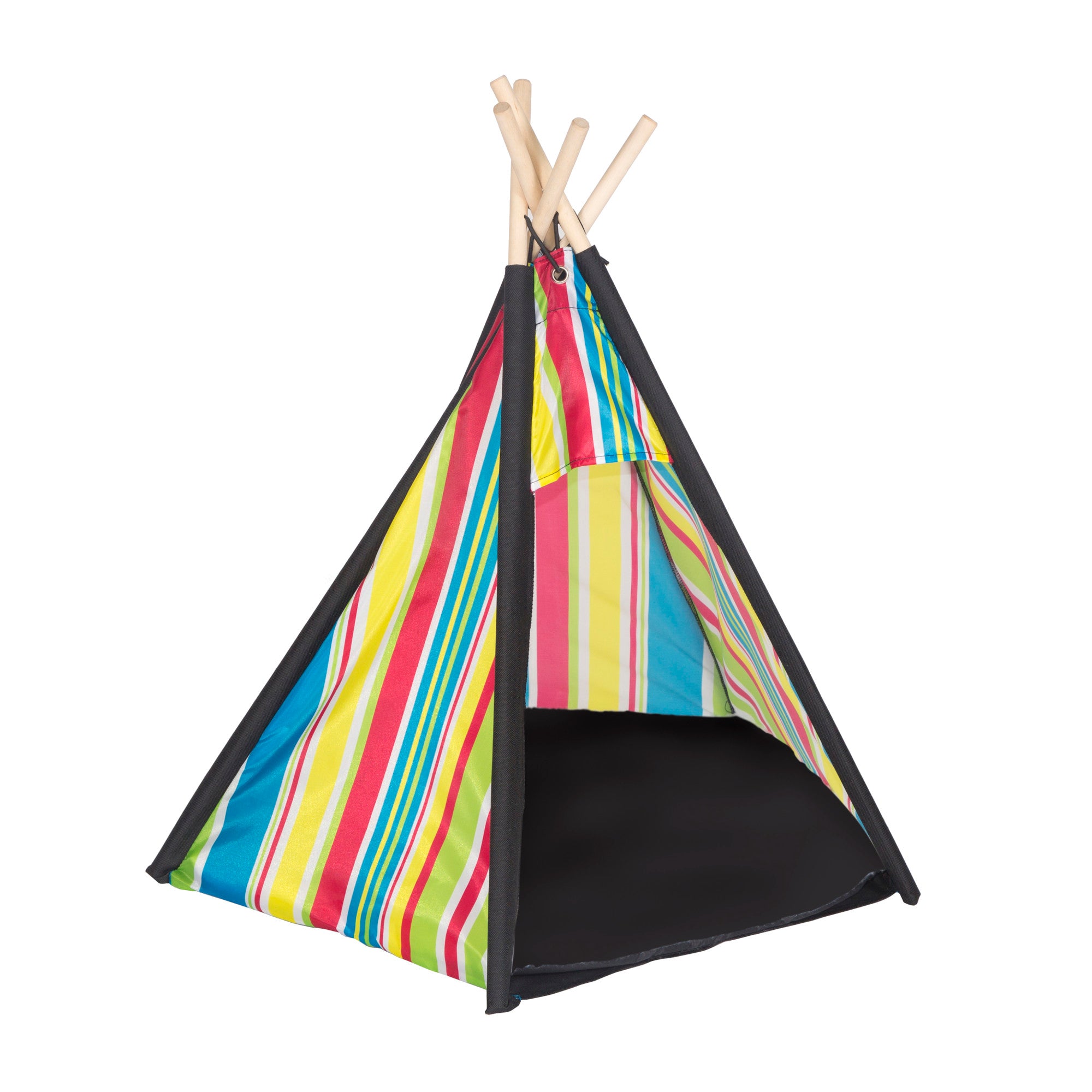 Pacific Play Tents Cozy Pet Teepee Dog House， Small， 26