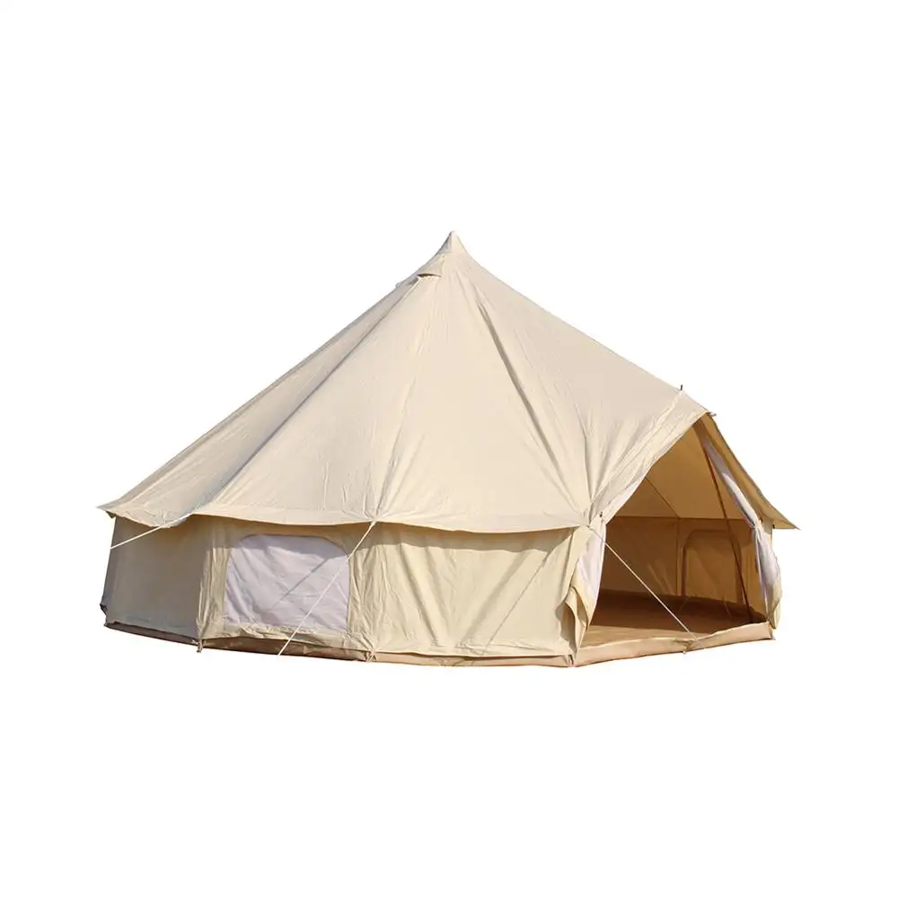 High Quality Waterproof Outdoor Camping Oxford Canvas Teepee Glamping Tent Bell Tent on Sale