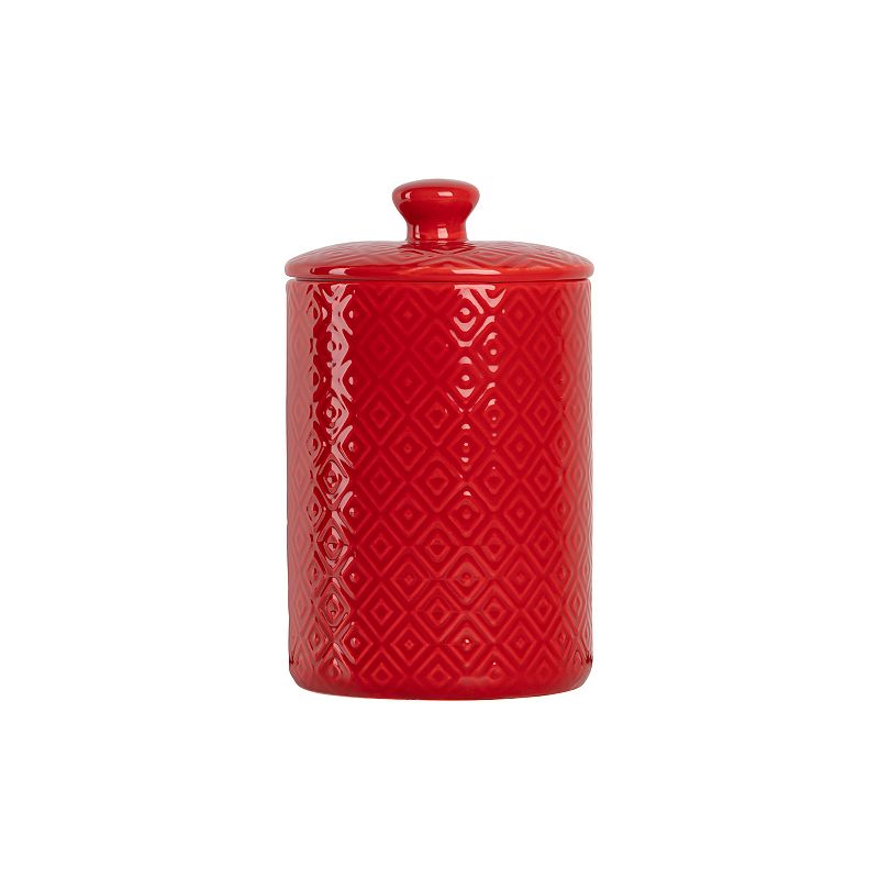 10 Strawberry Street Diamond Embossed 3-pc. Ceramic Canister Set