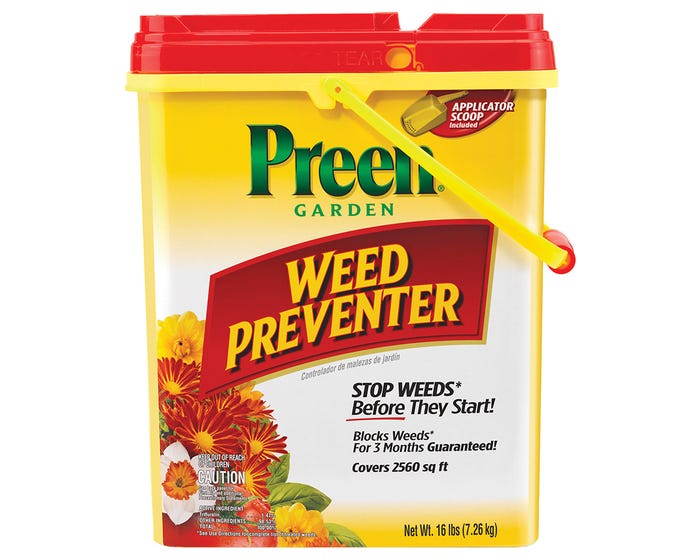 Preen Garden Weed Preventer， 16 lb. - 24-63875