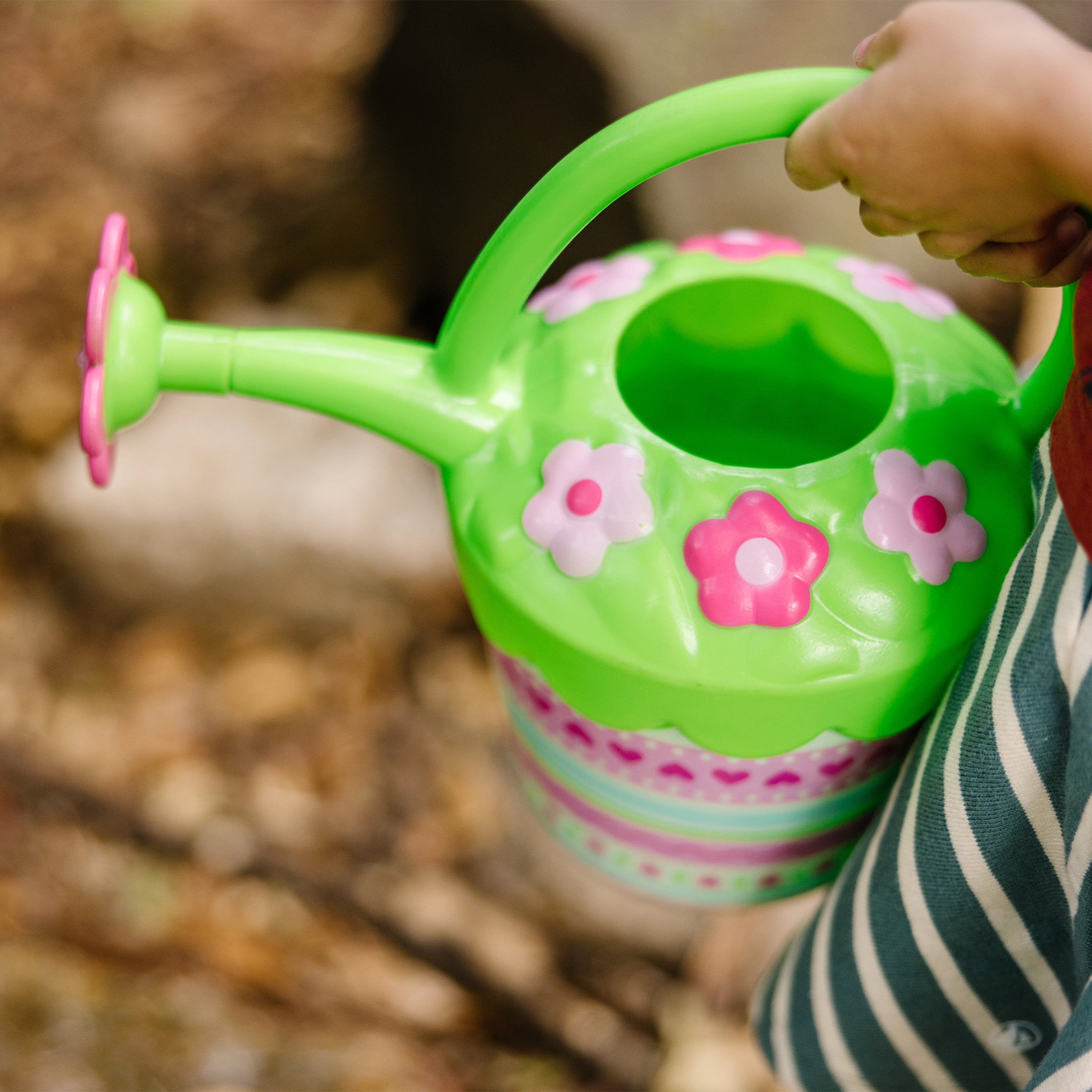 Melissa and Doug Sunny Patch Pretty Petals Flower Watering Can - Pretend Play Toy