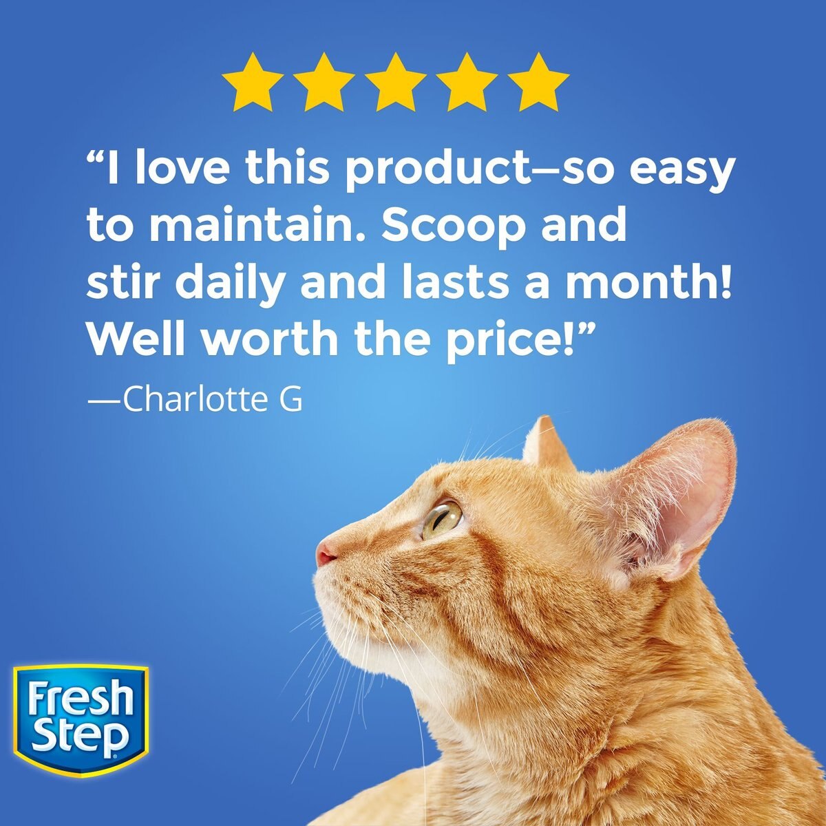 Fresh Step Fresh Scented Non-Clumping Crystal Cat Litter