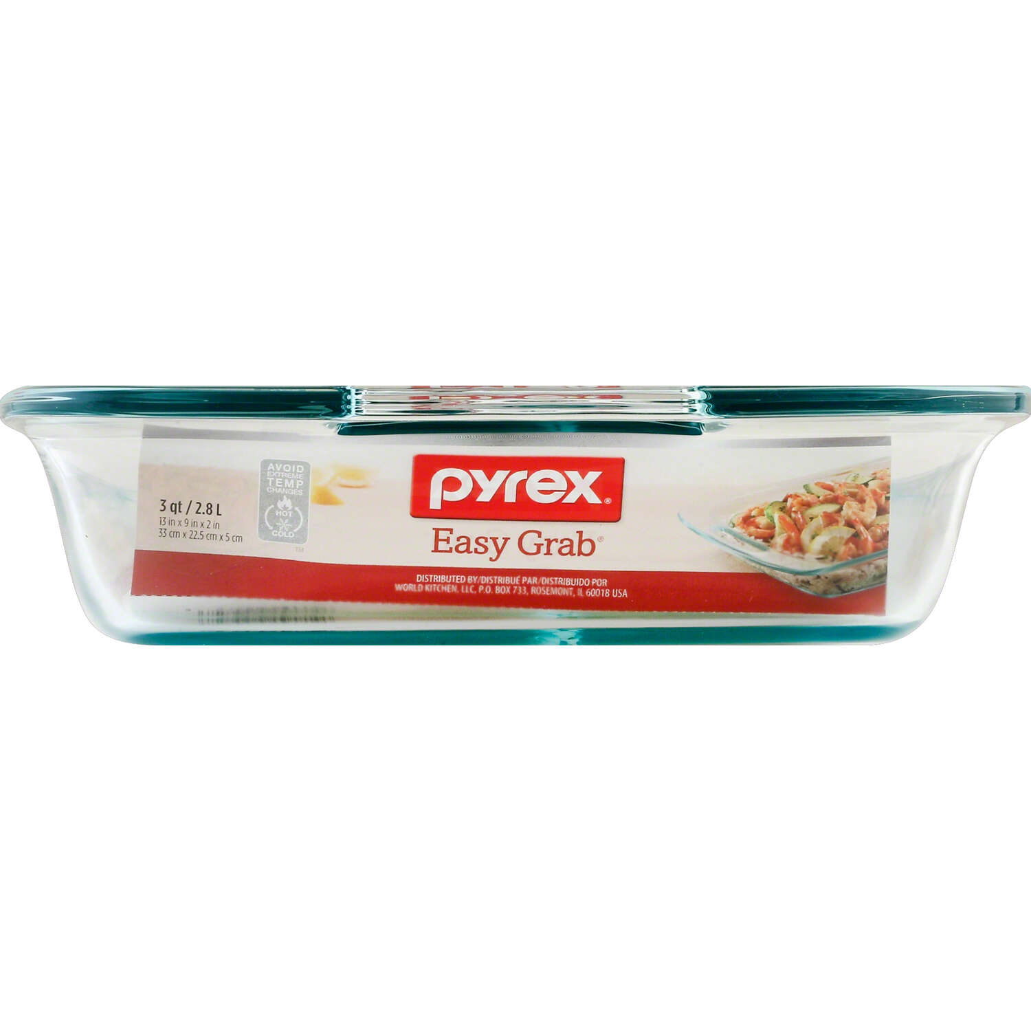 Pyrex 9 in. W X 16 in. L Oblong Dish Clear