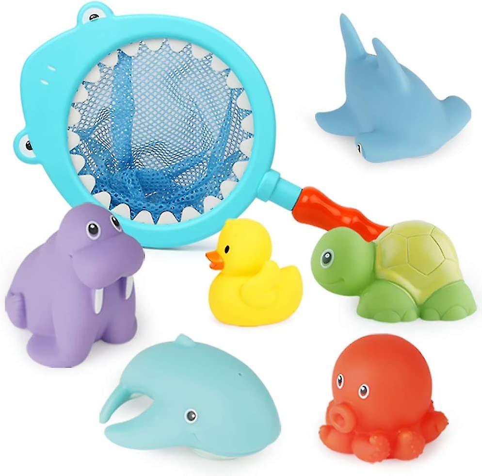 Baby Shark Bath Toys. Water Spray Bathtub Toys. Squeeze Bath Toys. Swimming Pool Toys， Beach Toys