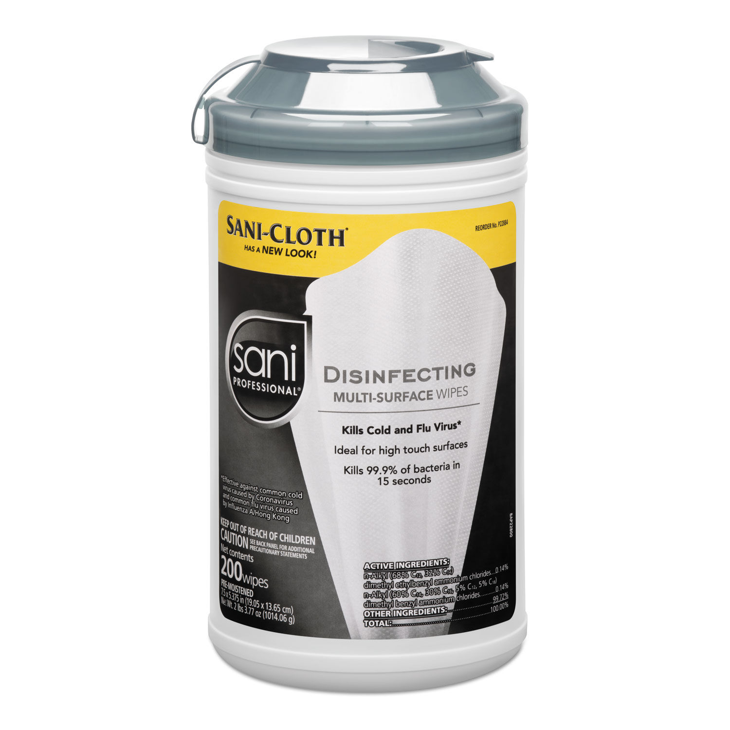 Disinfecting Multi-Surface Wipes by Sani Professionalandreg; NICP22884CT