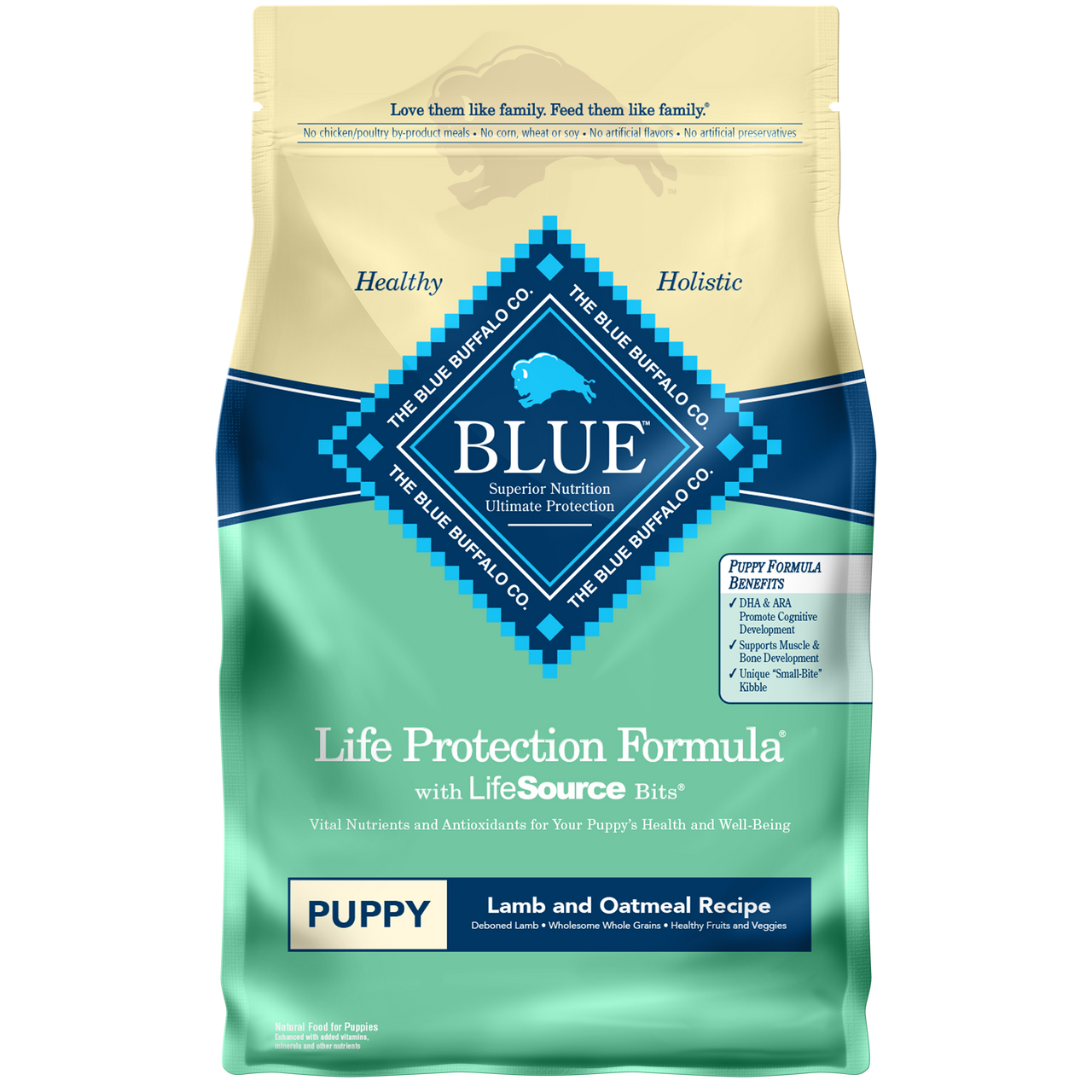 Blue Buffalo Life Protection Formula Puppy Lamb and Oatmeal Recipe Dry Dog Food