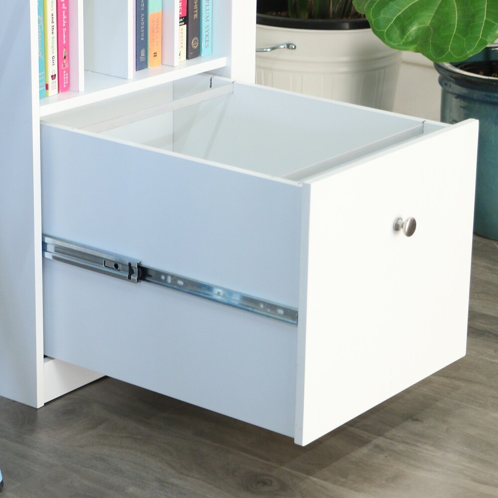 Middlebrook 48 inch Computer Storage Desk   White