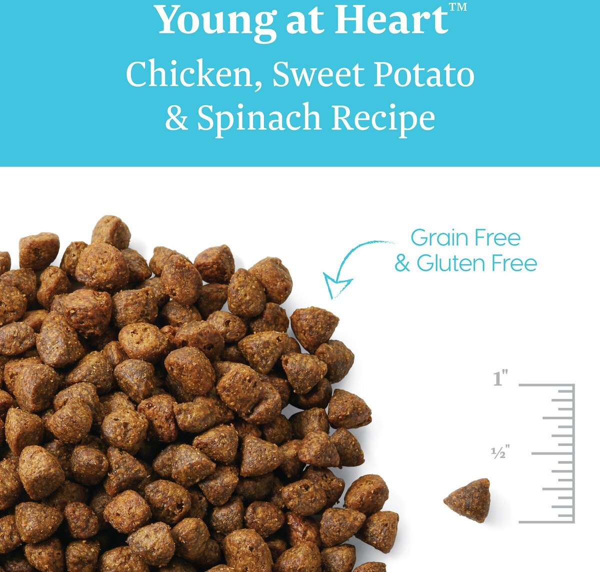 Solid Gold Young At Heart Senior Grain-Free Chicken， Sweet Potato and Spinach Dry Dog Food