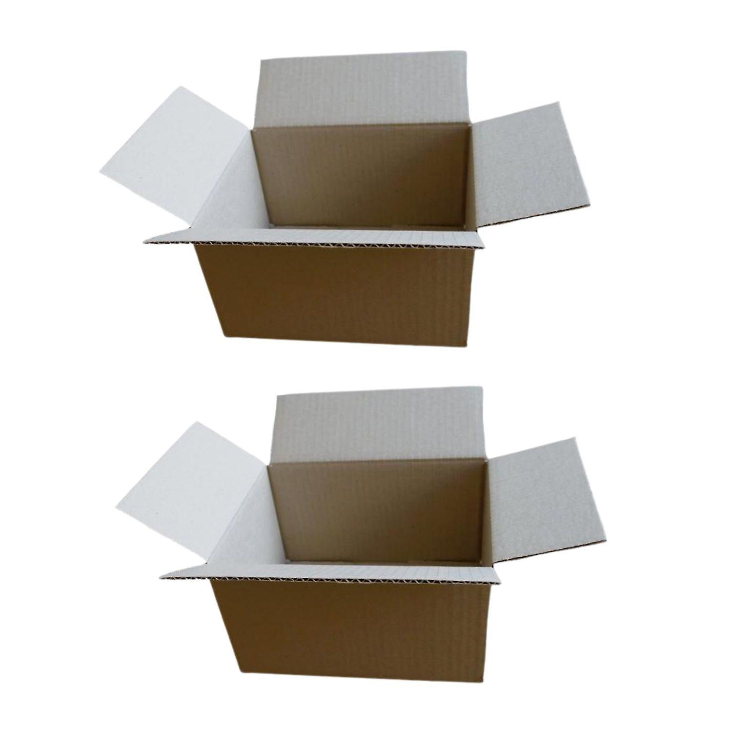 2 small packing boxes 16 x 12 x 11 cm