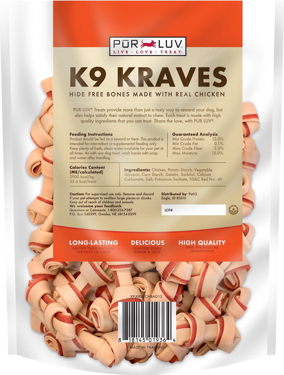 Pur Luv K9 Kraves Chicken Dog Treats