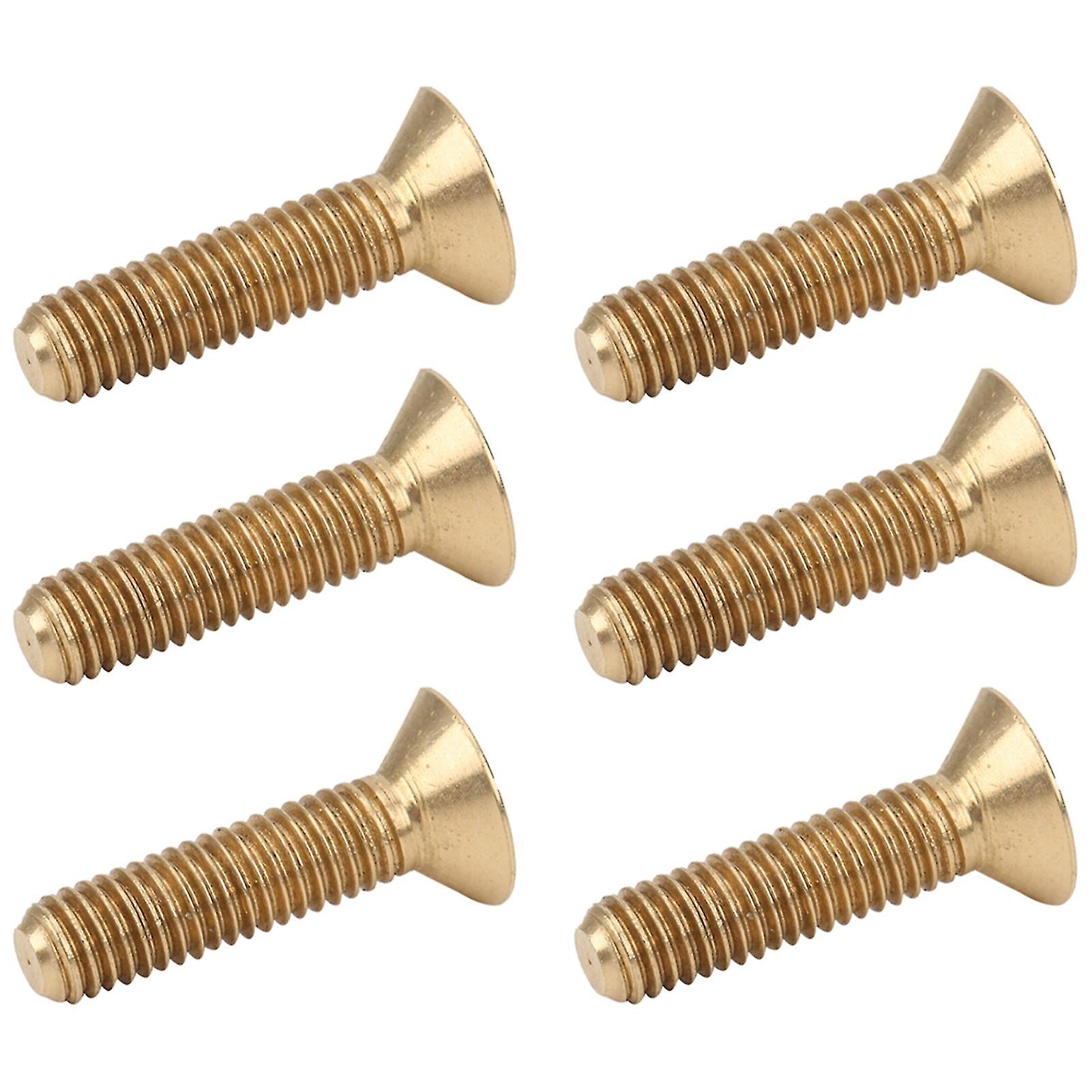 50Pcs Flat Hex Socket Screw M3 Pure Copper Countersunk Head Industrial Hardware ToolM3 x 12