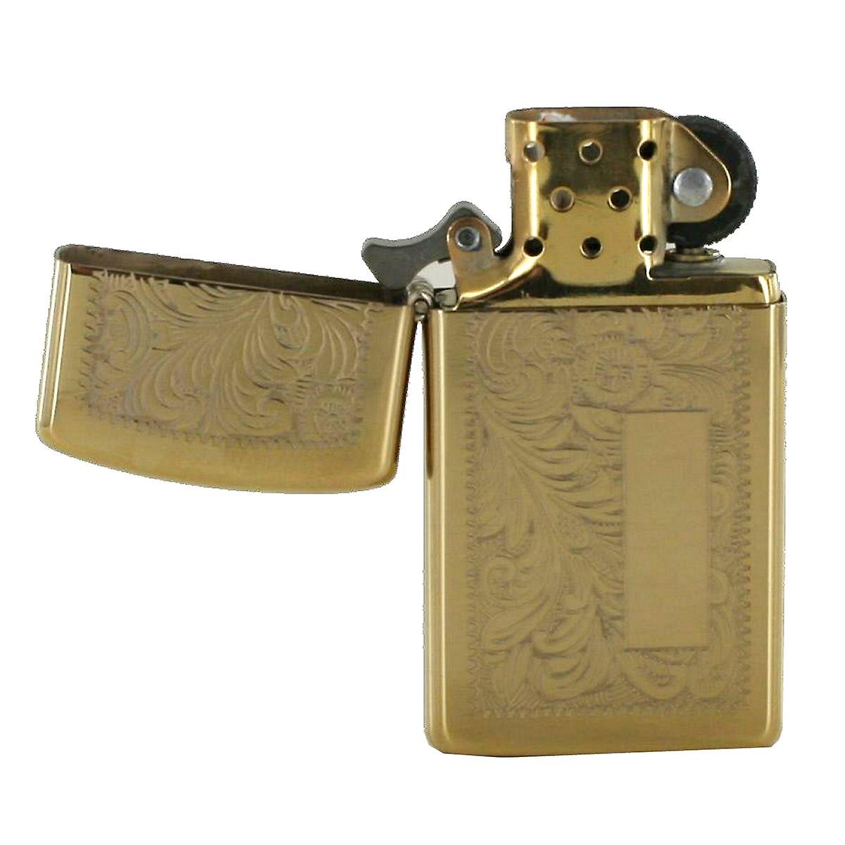 Zippo Lighter Model 1652B Slim Brass Venetian