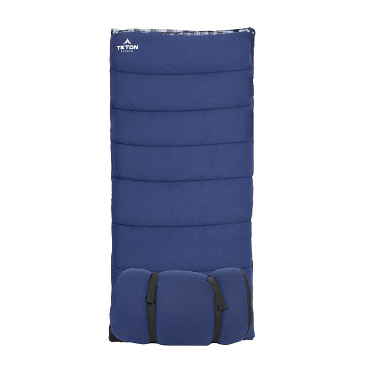 TETON Sports Sportsman's 20 Degree Regular Rectangular Sleeping Bag  Blue