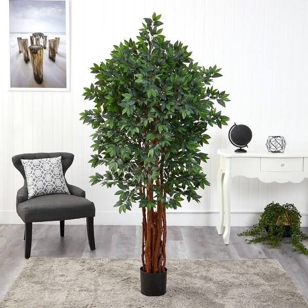 5.5' Lychee Artificial Tree with Natural Trunk