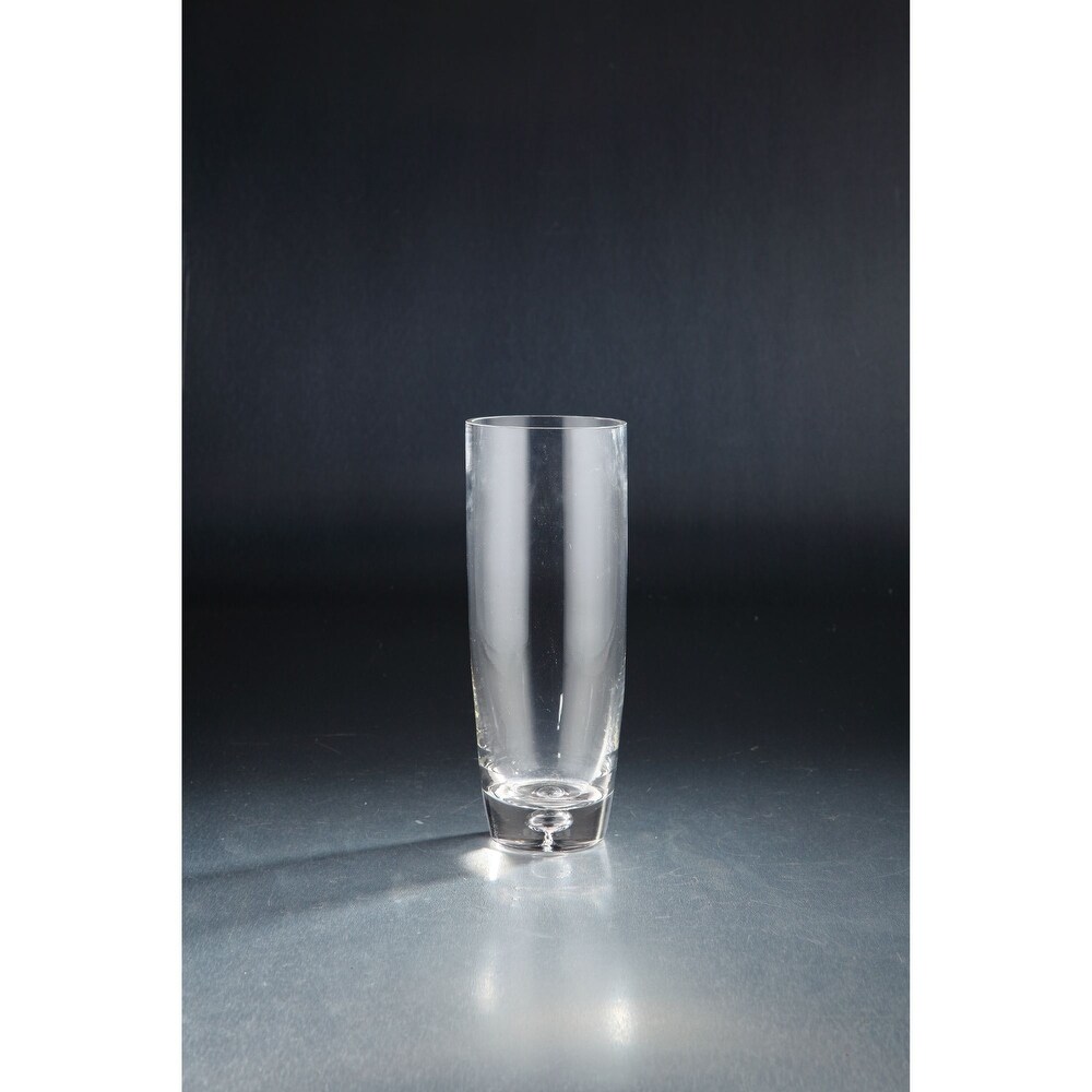 Cylindrical Glass Flower Vase   10\