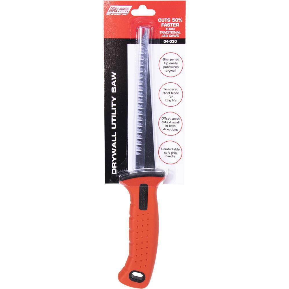 Wal-Board Tools 6 in. Jab Saw with Rubber Handle 004-030-HD