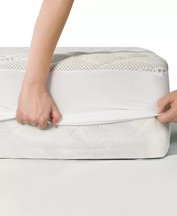 All-In-One Charcoal Effects Odor Control Cooling Fitted Mattress Pad， Full