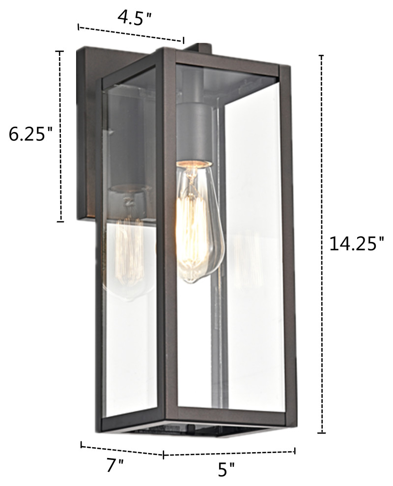 CHLOE Lighting Richard Transitional 1 Light Outdoor Wall Sconce   Transitional   Outdoor Wall Lights And Sconces   by CHLOE Lighting  Inc.  Houzz