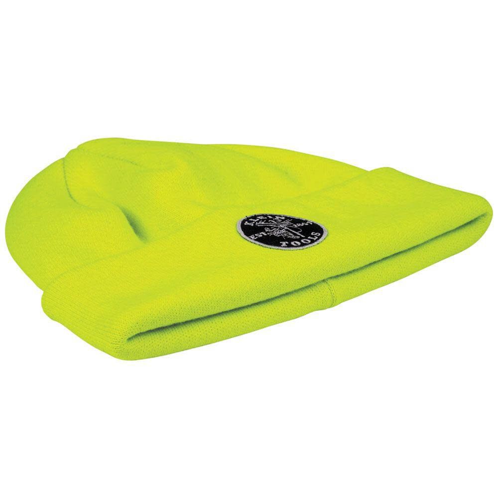 Klein Tools Heavy Knit Hat High Visibility Yellow 60568 from Klein Tools