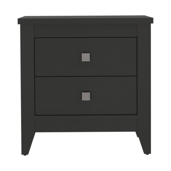 Windsor 2 Drawer Nightstand Black Wengue B06280040