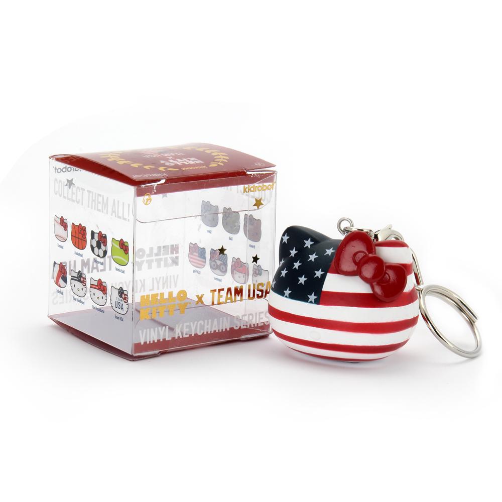 Hello Kitty® x Team USA Vinyl Keychains by Kidrobot