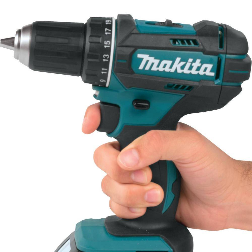 Makita 18V LXT Lithium-Ion 8-Piece Kit Drill Impact Drvr Circ Saw Recip Saw Sander Impact Wrench Blower Light 3. 0Ah XT801X1