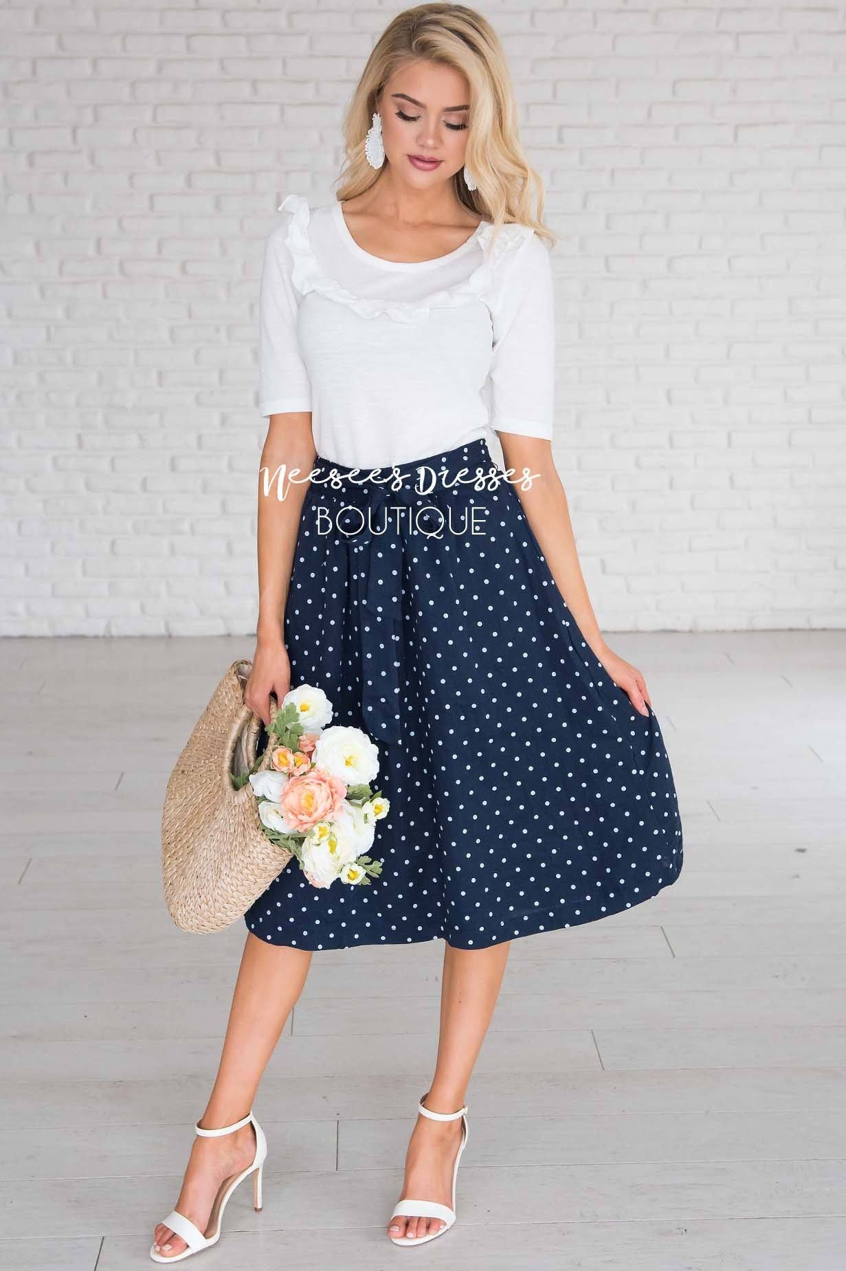 Wildest Dreams Polka Dot Skirt