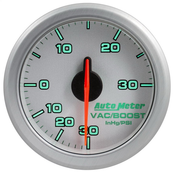 Auto Meter 9159 UL Airdrive Boost/Vac Silver