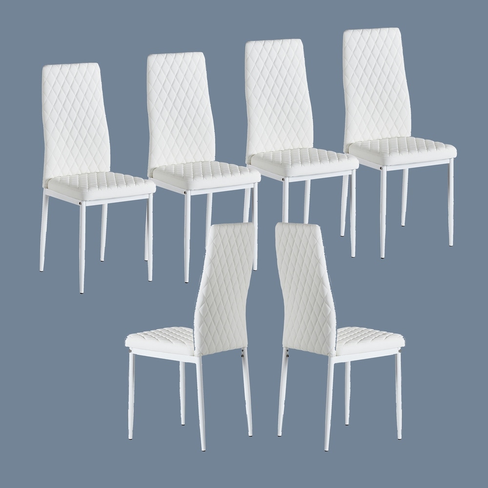 Modern Minimalist Dining Chair Conference Chair Set of 6