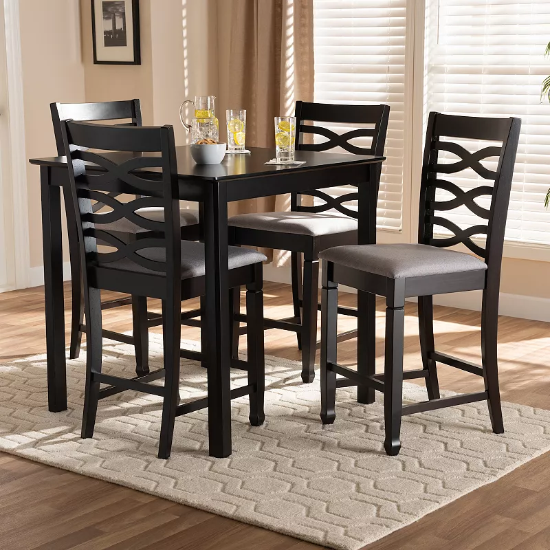 Baxton Studio Lanier 5-Piece Pub Set