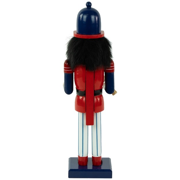 Red And Blue Wooden Christmas Nutcracker Baseball Player