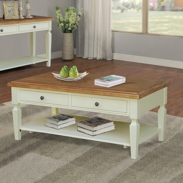 Vista Solid Wood Coffee Table - 48