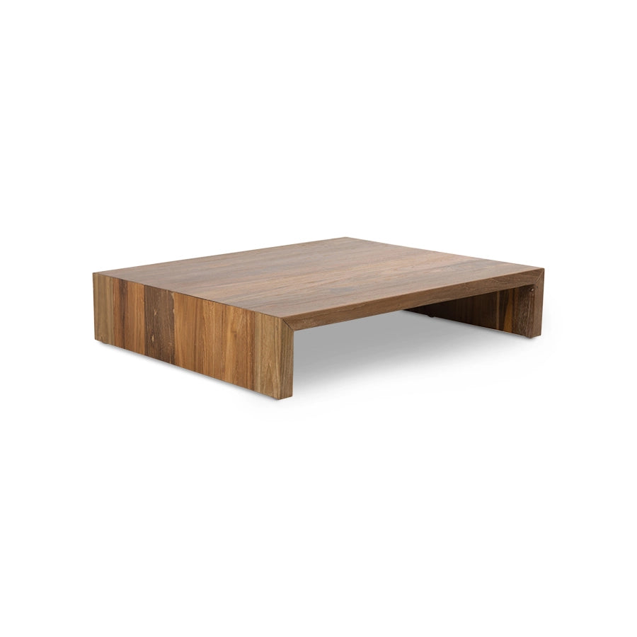 Wooden plateau - natural teak - M