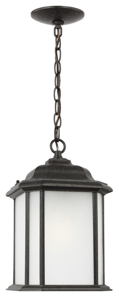 Kent Outdoor Hanging Light in Oxford Bronze   Traditional   Outdoor Hanging Lights   by Lights Online  Houzz