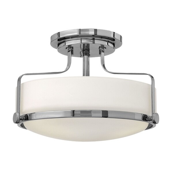 Hinkley Lighting Harper 15 Wide LED Semi-Flush Bowl Ceiling Fixture