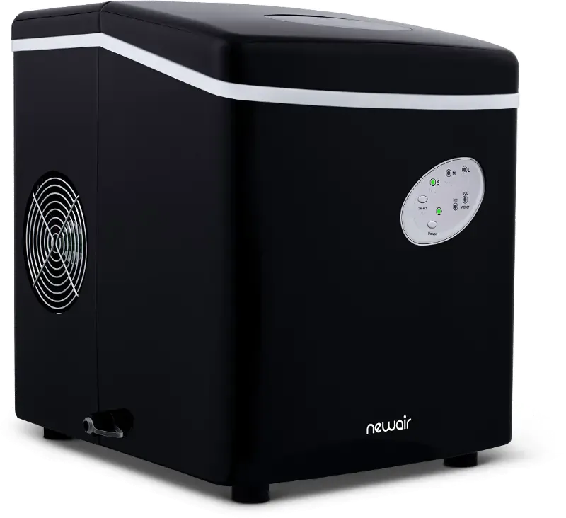 New Air Ai-100 28 lb Portable Ice Maker - Black