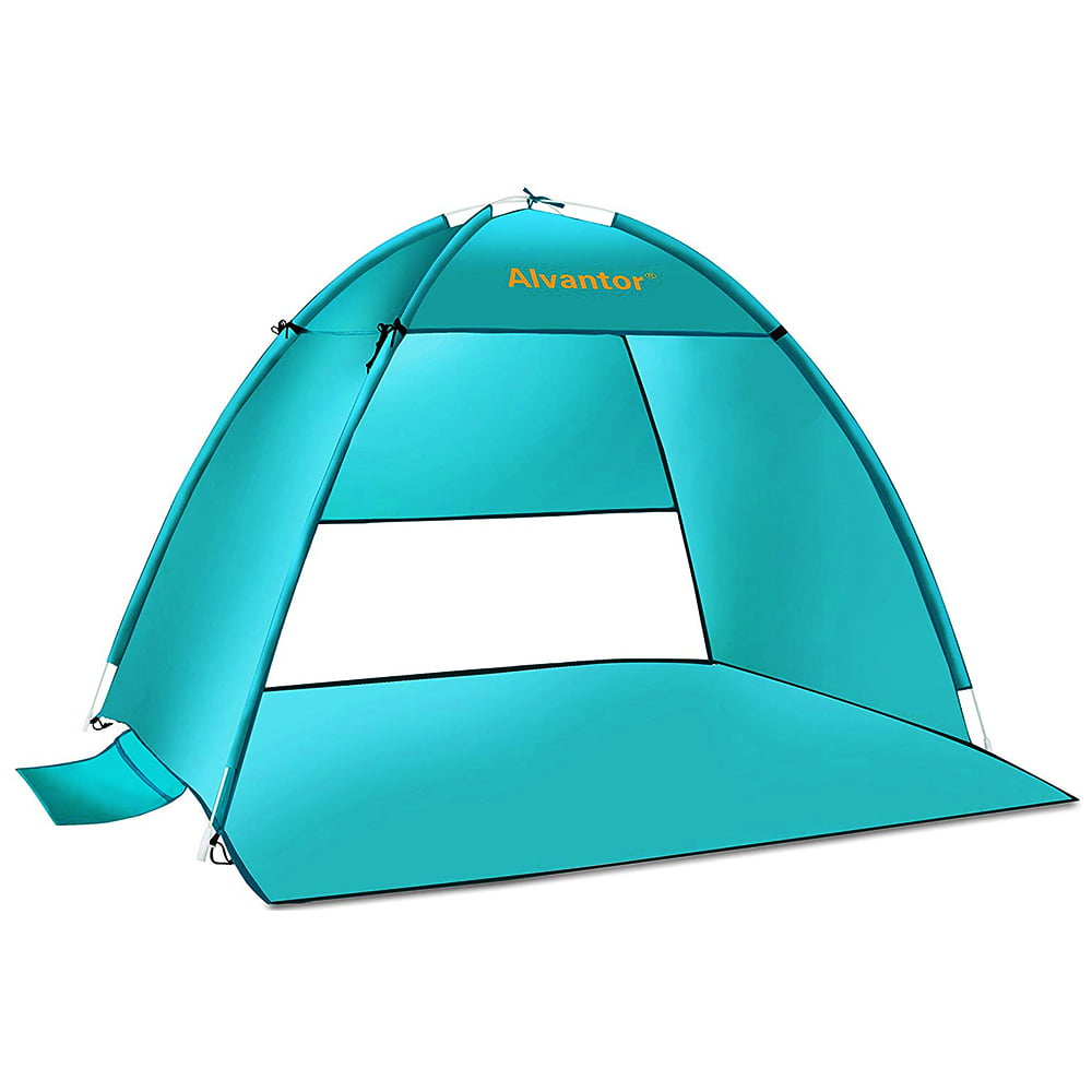 Beach Tents Coolhut Beach Umbrella Outdoor Sun Shelter Cabana Pop-Up UV50+ Sun shade by Alvantor