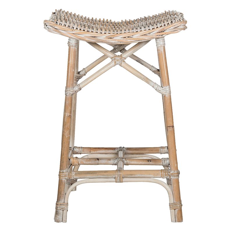 Safavieh Rayna Wicker Bar Stool