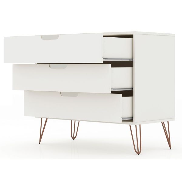 Rockefeller Dresser in White